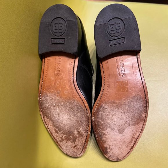 Barker England Men’s Cap Toe Oxfords Size 9.5 - Picture 3 of 6